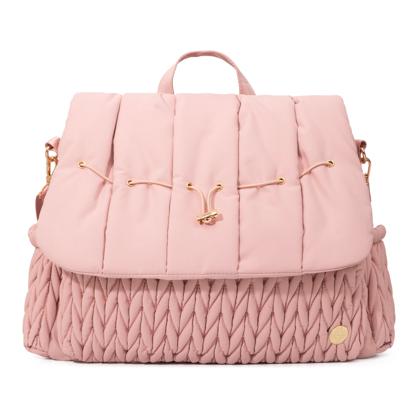 Braided Diaper bag - Blush