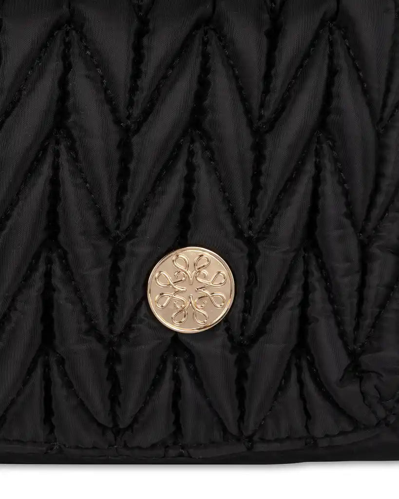 Braided Diaper bag - Midnight Black