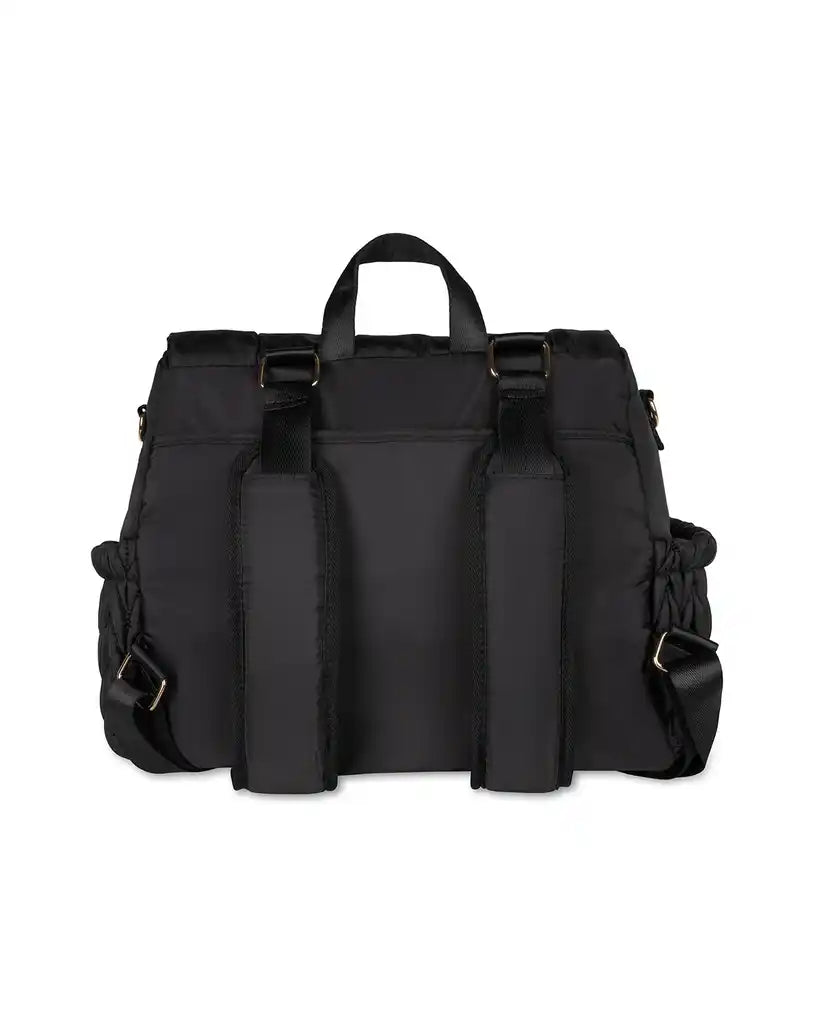 Braided Diaper bag - Midnight Black