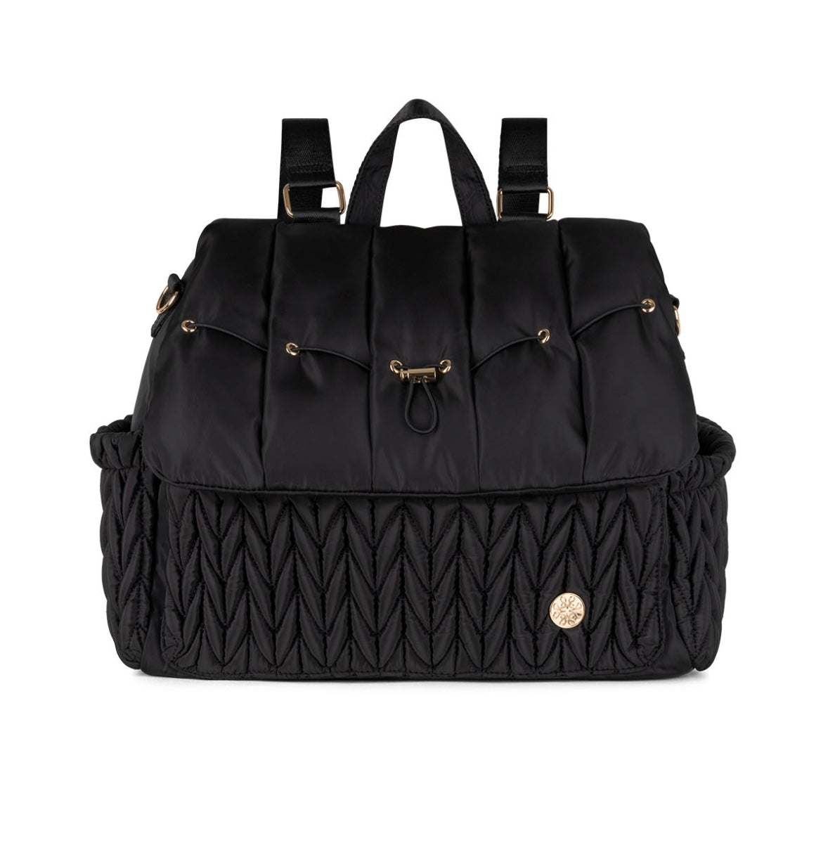 Braided Diaper bag - Midnight Black