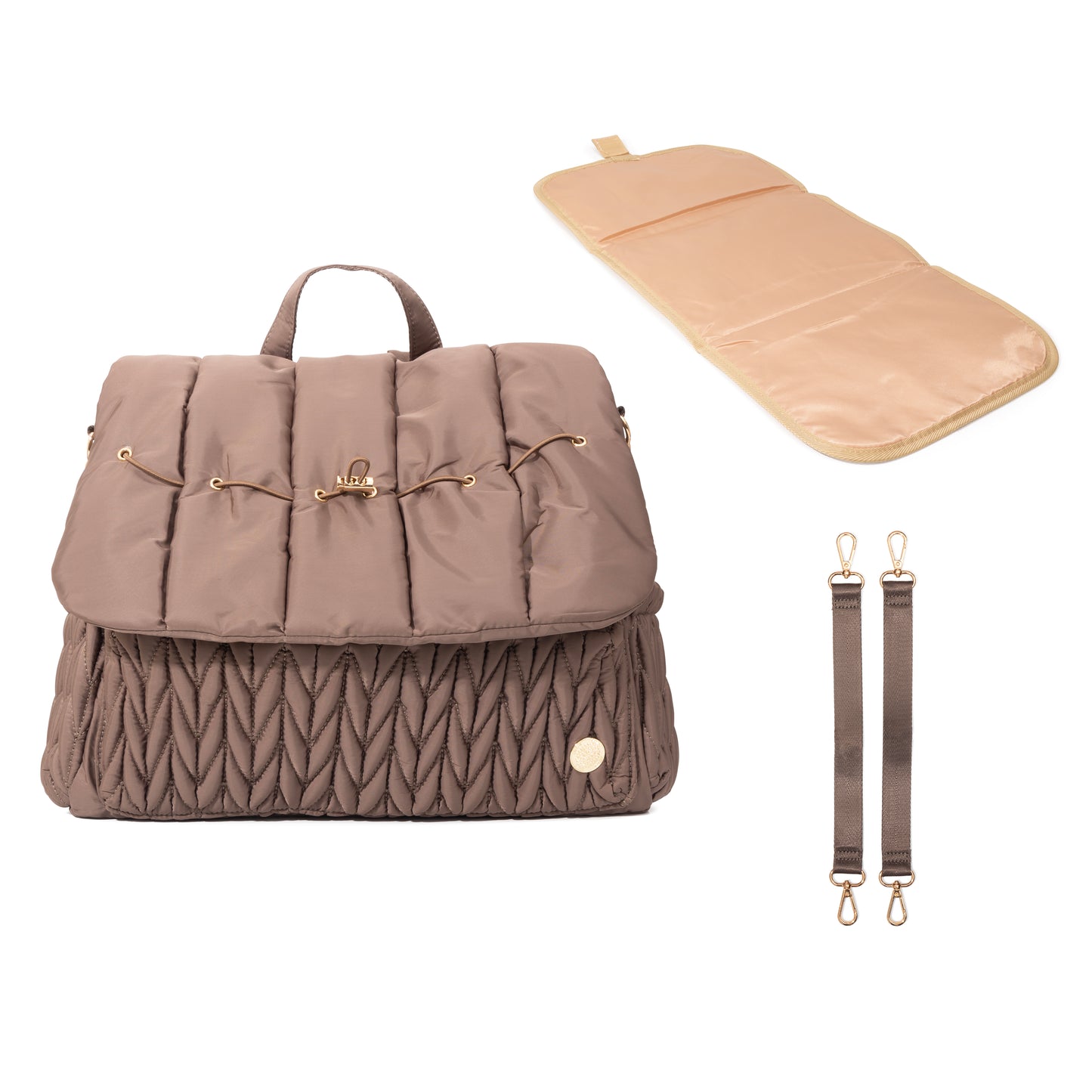 Braided Diaper bag - Cacao